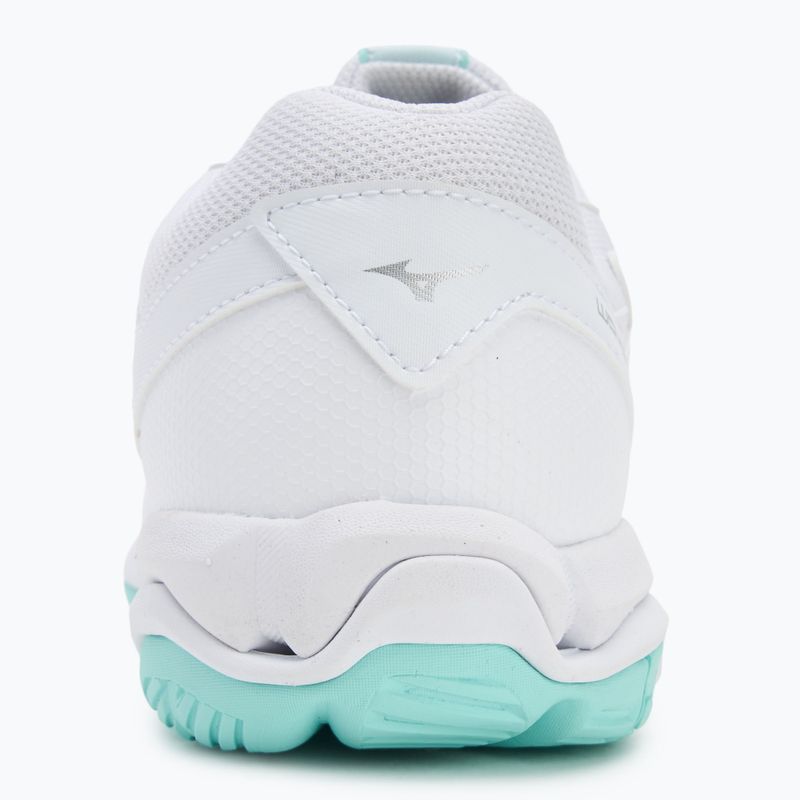 Scarpe da pallamano da donna Mizuno Wave Phantom 3 bianco/blu tinta unita 6