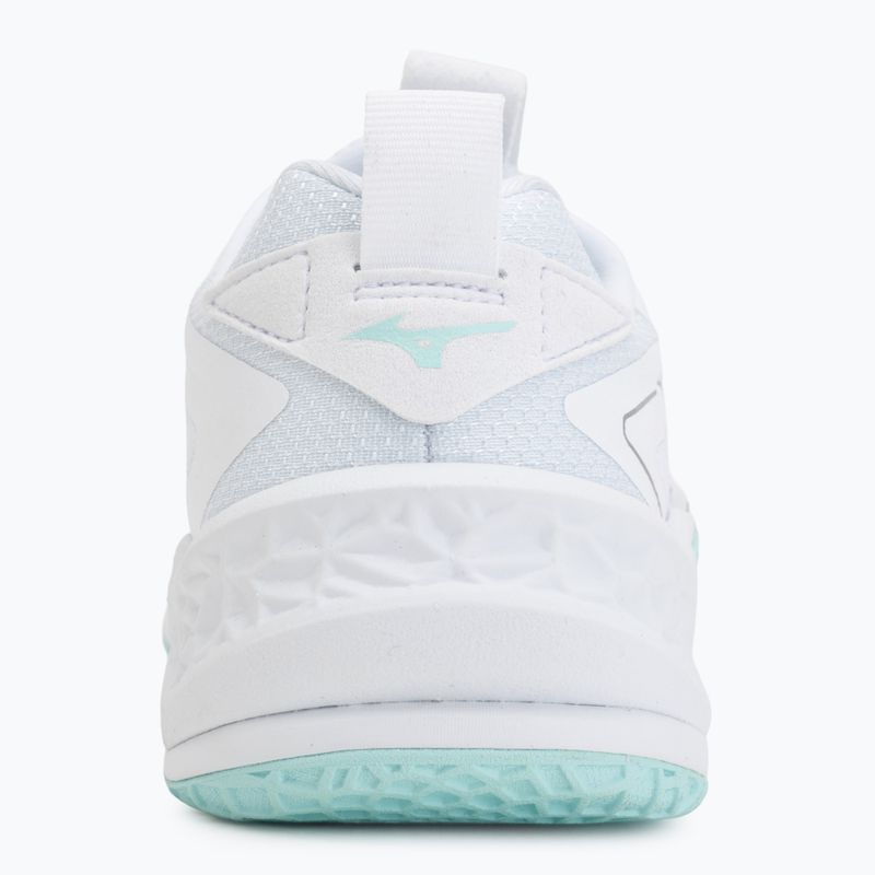 Scarpe da pallamano da donna Mizuno Wave Stealth Neo 2 white/blue tint 6