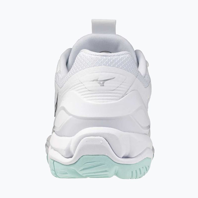 Scarpe da pallamano da donna Mizuno Wave Stealth 6 bianco/blu tinta unita 10
