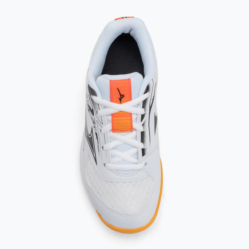 Scarpe Mizuno Stealth Star 3 bianco/fuoco corallo 2/citrus per bambini 5