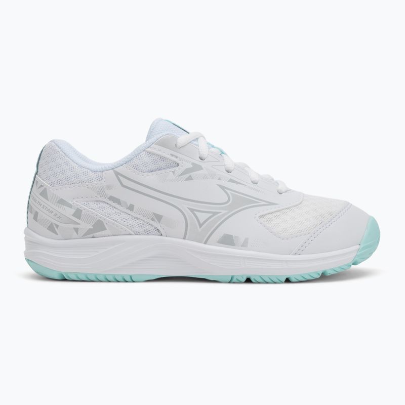 Scarpe Mizuno Stealth Star 3 da bambino, colore bianco/blu 2