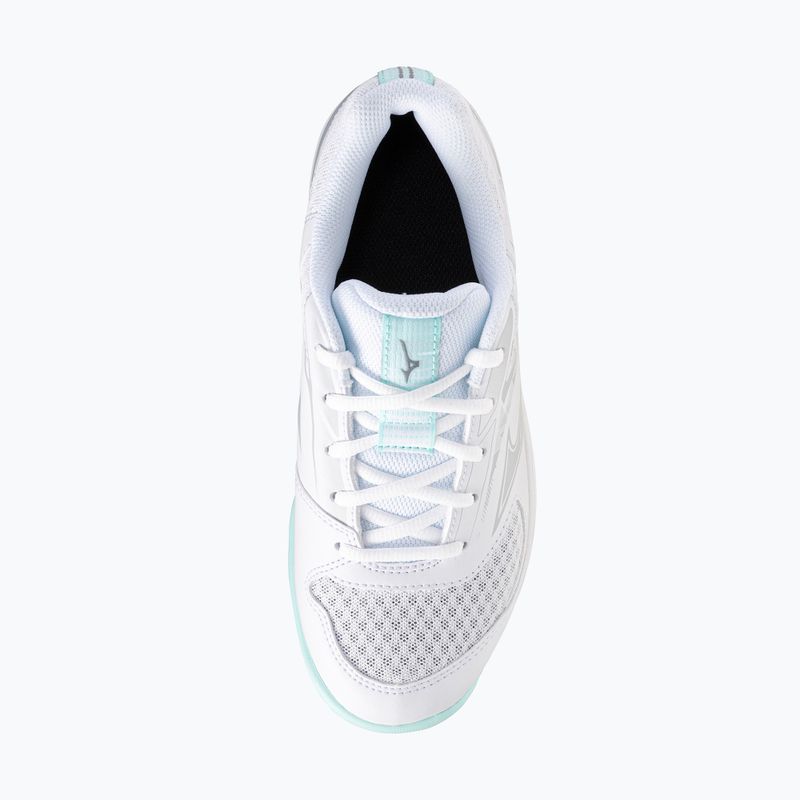Scarpe Mizuno Stealth Star 3 da bambino, colore bianco/blu 5