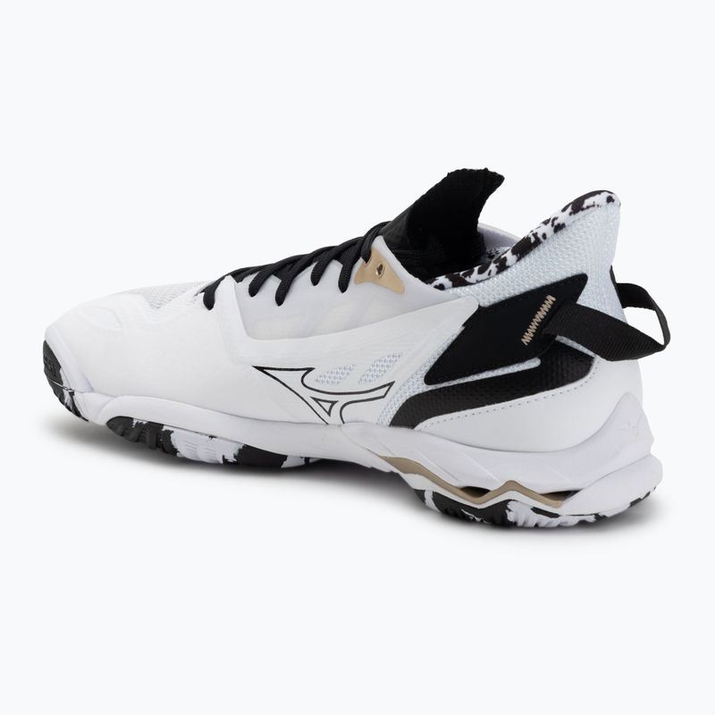 Scarpe da pallamano Mizuno Wave Mirage 5 white/black/gold 3