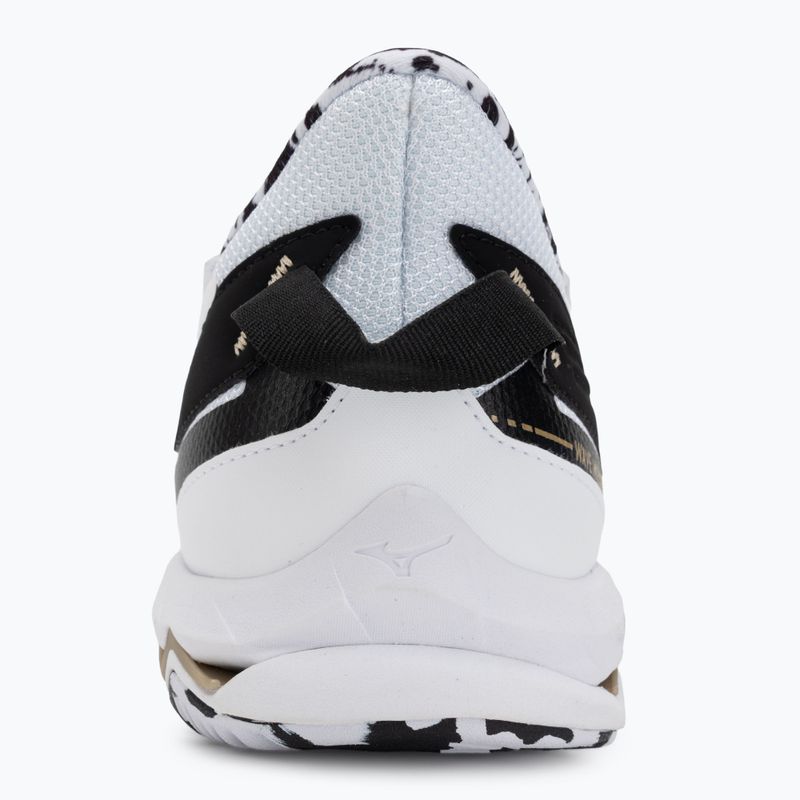 Scarpe da pallamano Mizuno Wave Mirage 5 white/black/gold 6