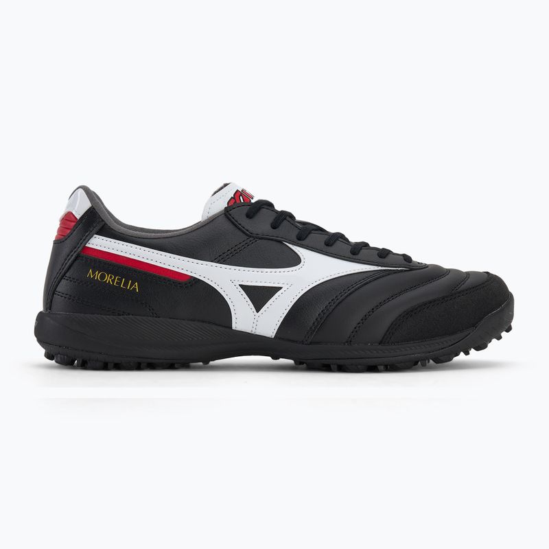 Scarpe da calcio Mizuno Morelia Sala Elite TF uomo nero/bianco/rosso cinese 2