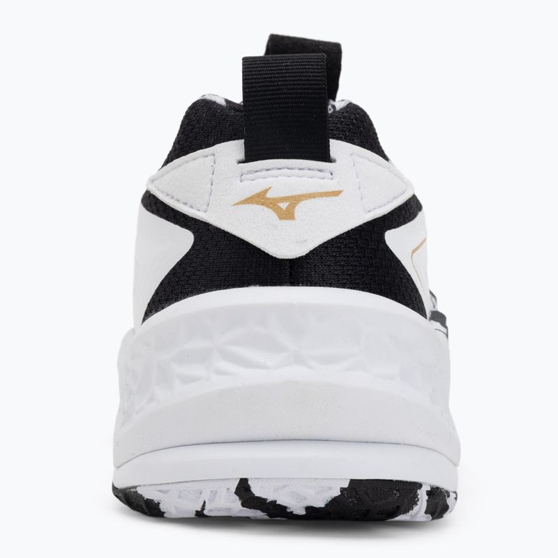 Scarpe da pallamano Mizuno Wave Stealth Neo 2 white/black/gold 6