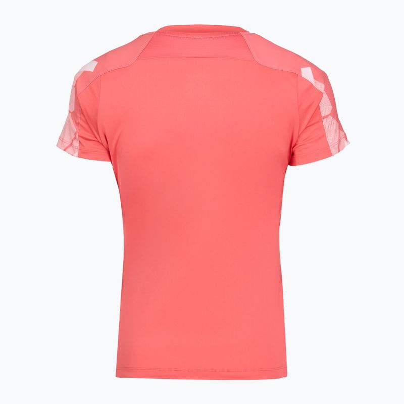 Maglia da tennis donna Mizuno Daybreakers Printed calypso coral 2