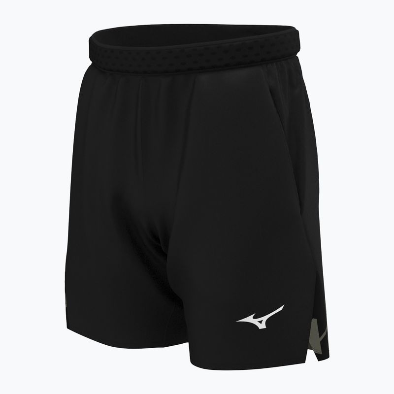 Pantaloncini Mizuno Daybreakers 8 In Amplify da uomo nero/foglia d'uva 3