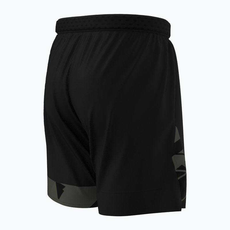 Pantaloncini Mizuno Daybreakers 8 In Amplify da uomo nero/foglia d'uva 4