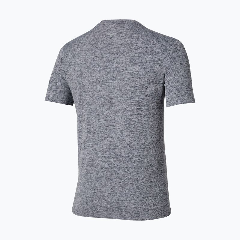 Maglietta da corsa Mizuno Core Tee quicksilver da uomo 2