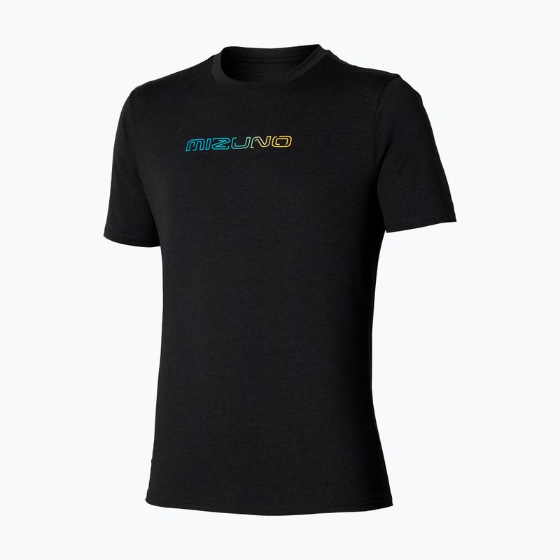 Maglietta da corsa da uomo Mizuno Core Tee nero