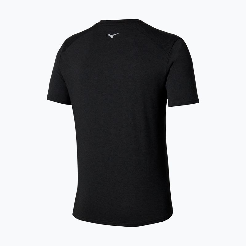 Maglietta da corsa da uomo Mizuno Core Tee nero 2