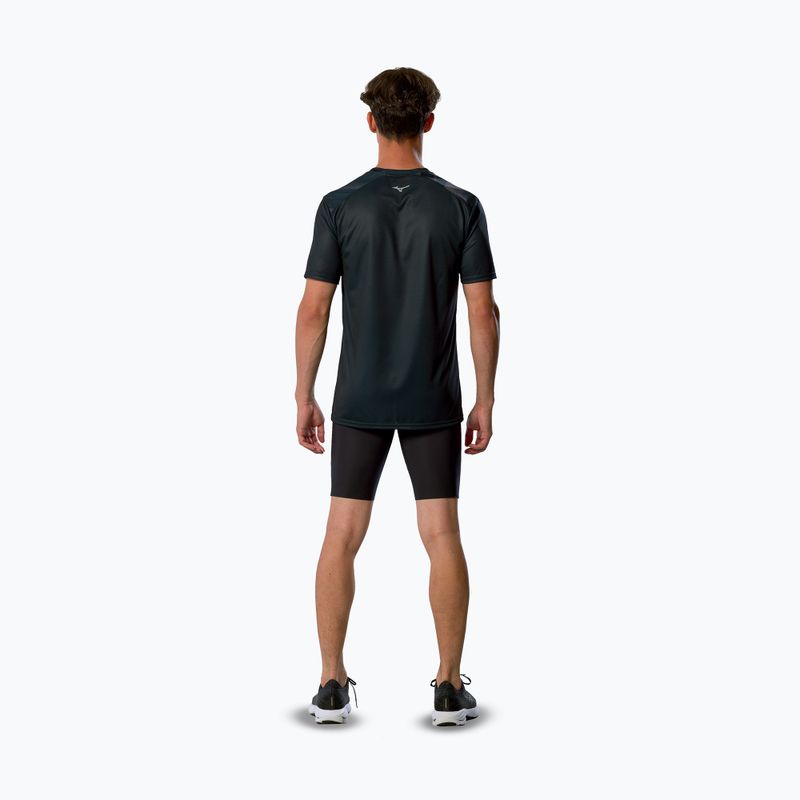 Maglietta da corsa da uomo Mizuno Core Graphic Tee nero 4