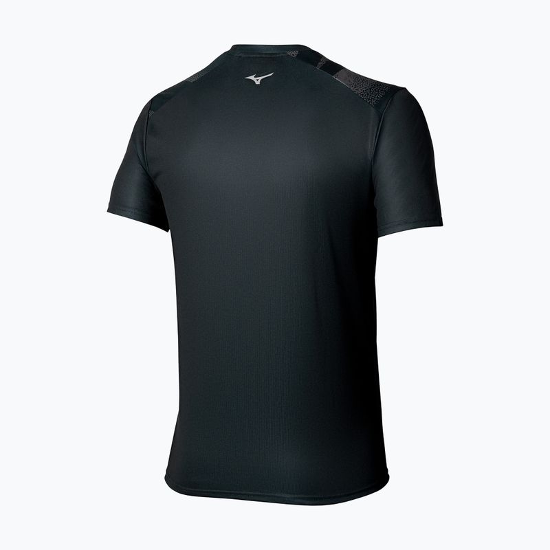 Maglietta da corsa da uomo Mizuno Core Graphic Tee nero 6