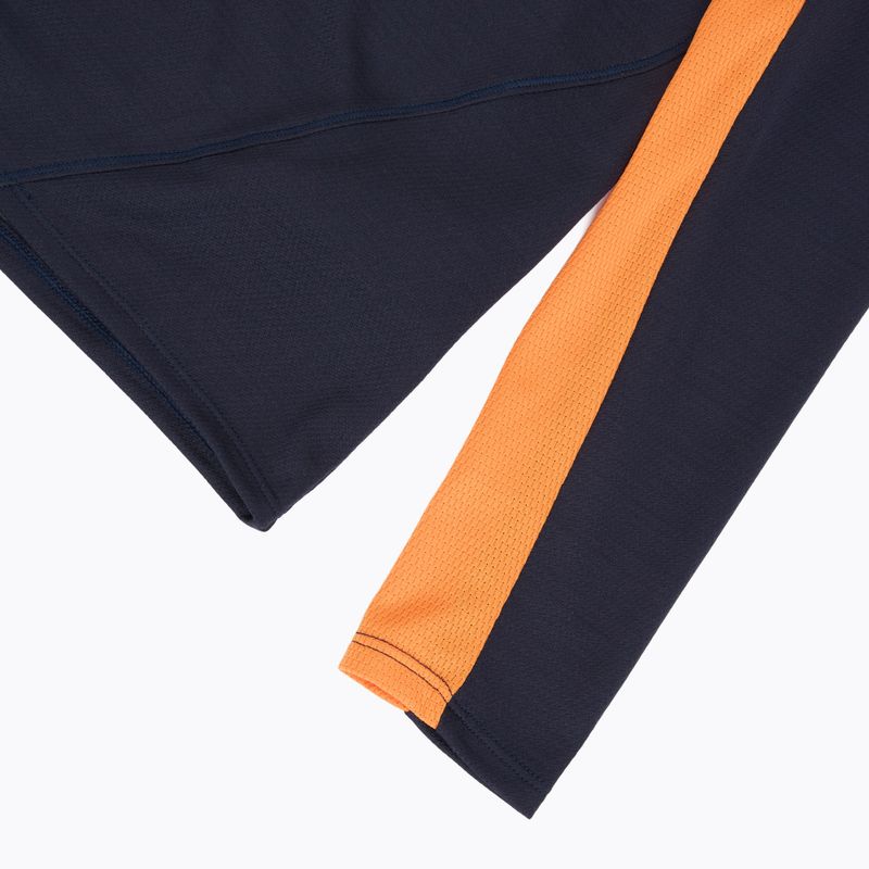 Maglia running uomo manica lunga Mizuno Tech Thermal Charge Half Zip baritone blue 4
