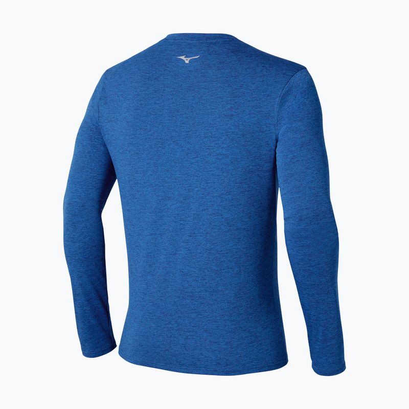 Maglietta Mizuno Core Impulse Tee a maniche lunghe da uomo, blu sodalite 2