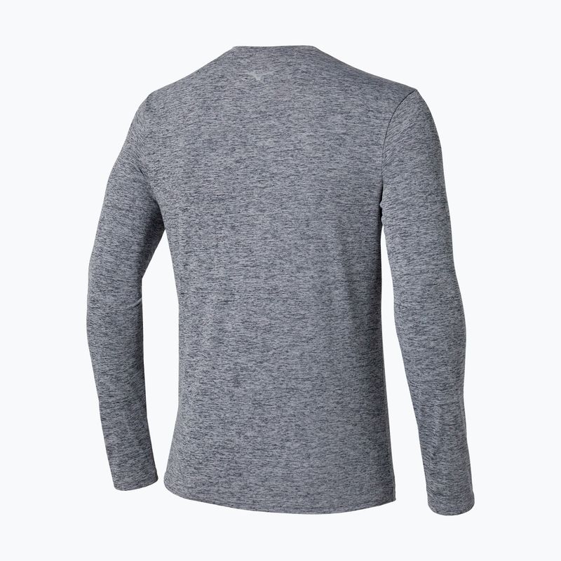 Mizuno Core Impulse Half Zip Tee Uomo quicksilver running longsleeve 2