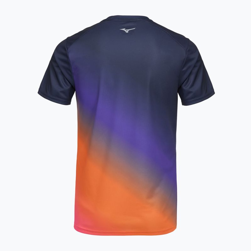 Maglietta da corsa da uomo Mizuno Summer Pack QD Tee yuuyake 2