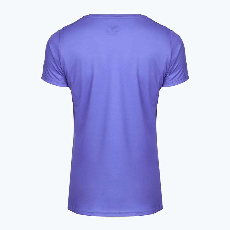 Maglietta da running da donna Mizuno Core Graphic Tee iris bloom 2