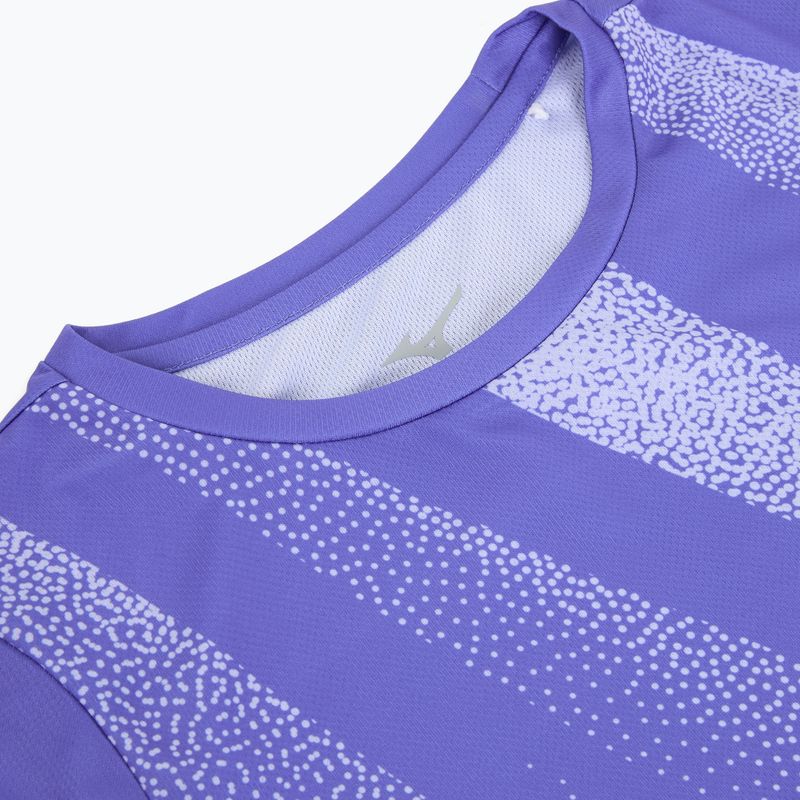 Maglietta da running da donna Mizuno Core Graphic Tee iris bloom 3