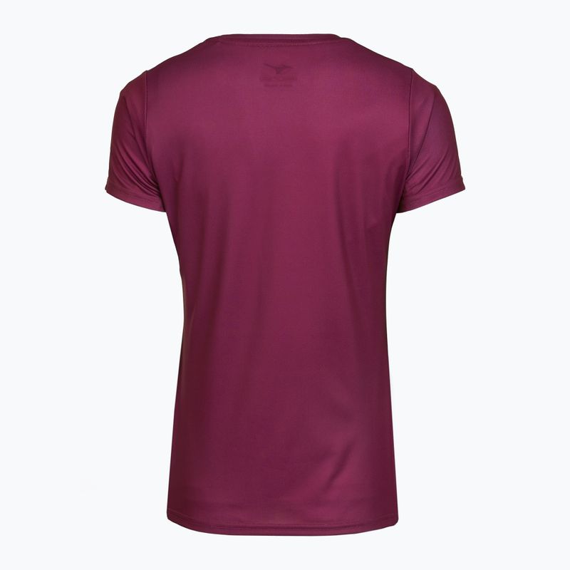 Maglietta da running da donna Mizuno Core Graphic Tee dark purple 2