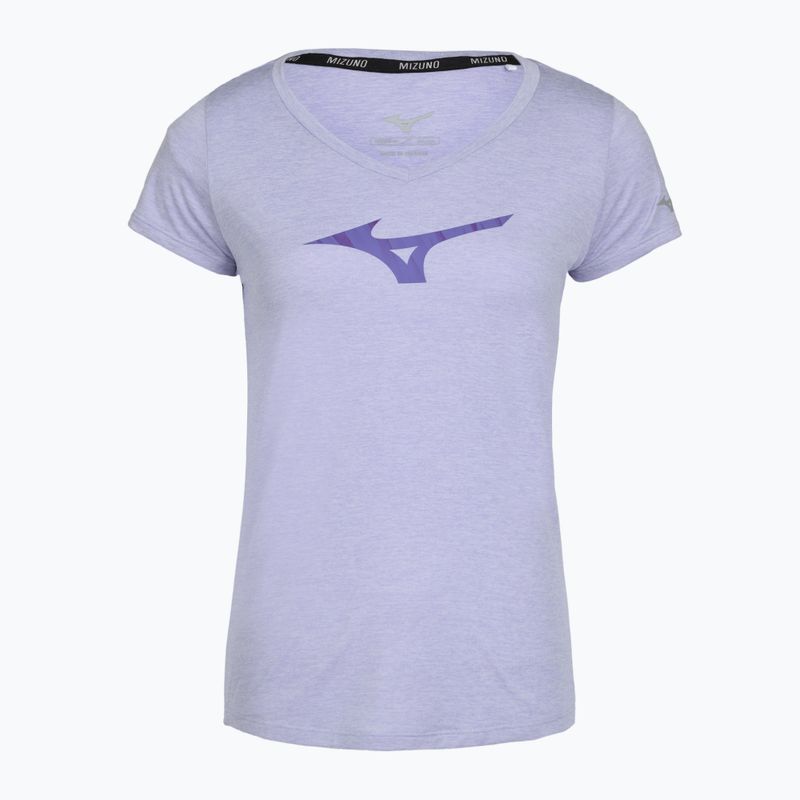 Maglietta da corsa da donna Mizuno Core Runbird Tee blu islandese