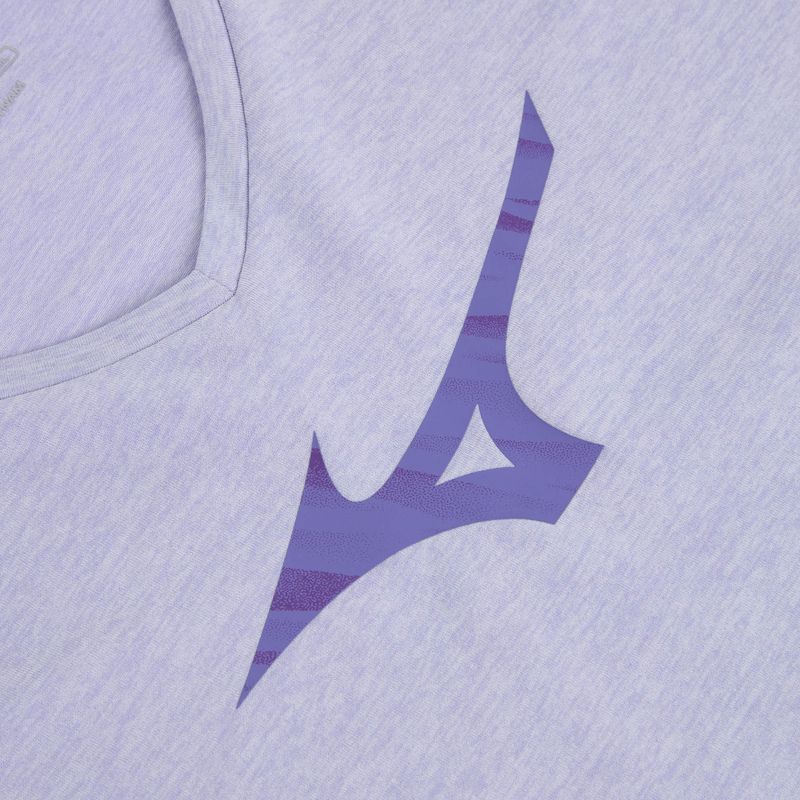 Maglietta da corsa da donna Mizuno Core Runbird Tee blu islandese 3