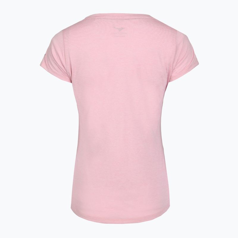 Maglietta da running da donna Mizuno Core Runbird Tee color malva sbiancato 2