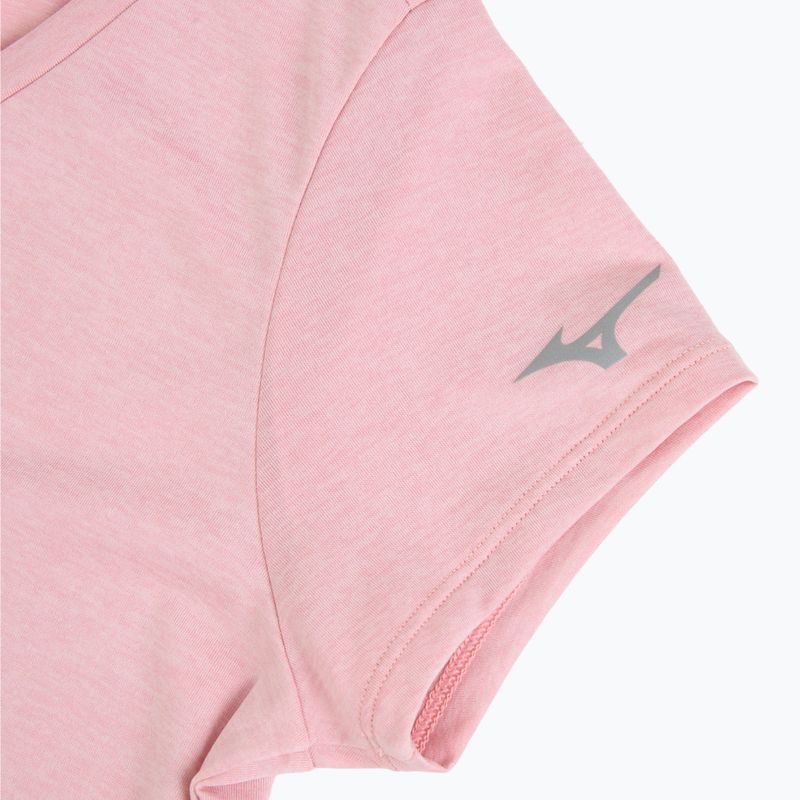 Maglietta da running da donna Mizuno Core Runbird Tee color malva sbiancato 4