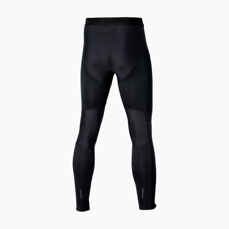 Leggings running uomo Mizuno Tech Thermal Charge Long black 2