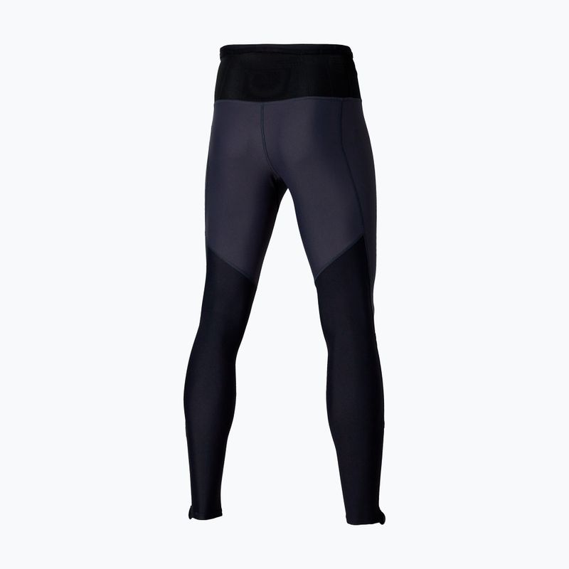 Leggings da corsa da uomo Mizuno Trail Multipocket Long odyssey grigio 4