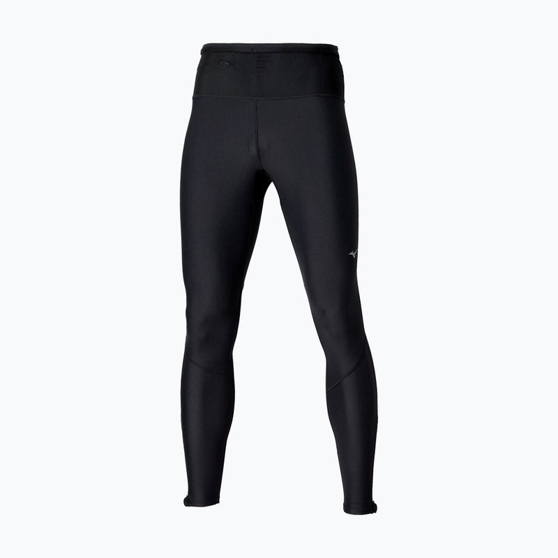 Leggings da corsa da uomo Mizuno Trail Multipocket Long nero