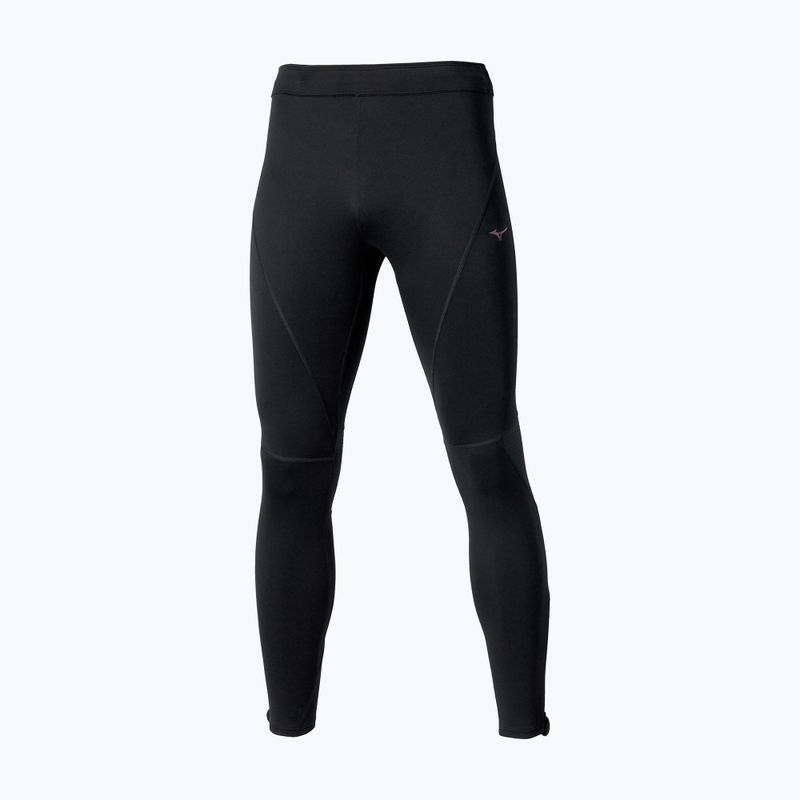 Leggings da corsa da uomo Mizuno Active Warmalite Long Tight nero 3