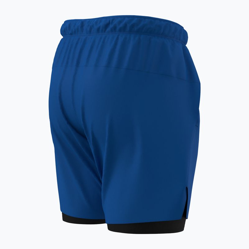 Pantaloncini da corsa Mizuno Core 7.5 2IN1 da uomo, blu principessa 4