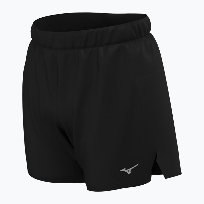 Pantaloncini da corsa Mizuno Core 5.5" 2IN1 da uomo, nero 3