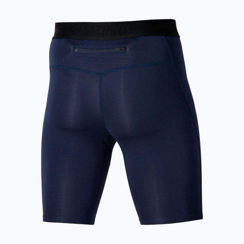 Leggings da corsa da uomo Mizuno Core Impulse Mid baritone blue 2