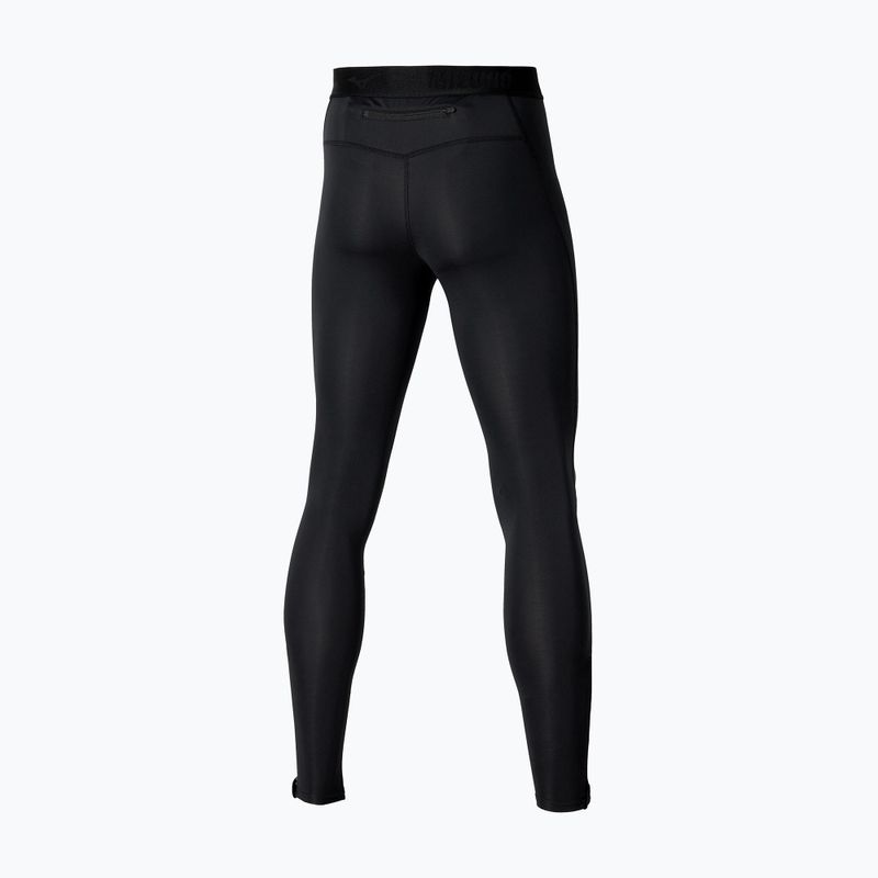 Leggings da corsa da uomo Mizuno Core Impulse Long nero 2