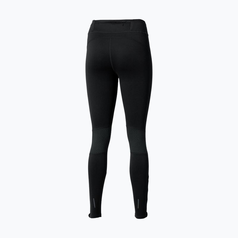 Leggings da corsa da donna Mizuno Active Warmalite Long nero 2