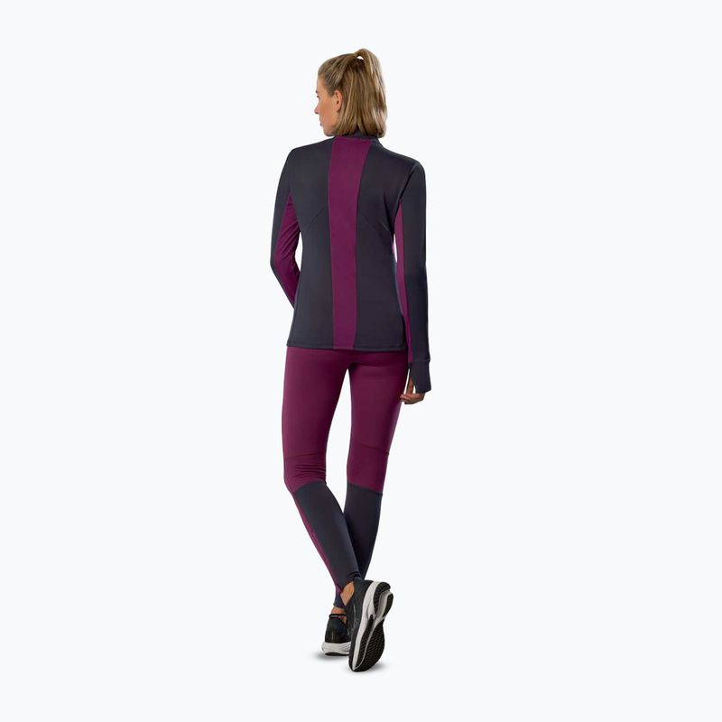 Felpa running donna Mizuno Active Warm Half Zip baritone blue 4