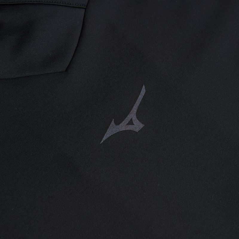 Felpa running donna Mizuno Active Warm Hooded black 3