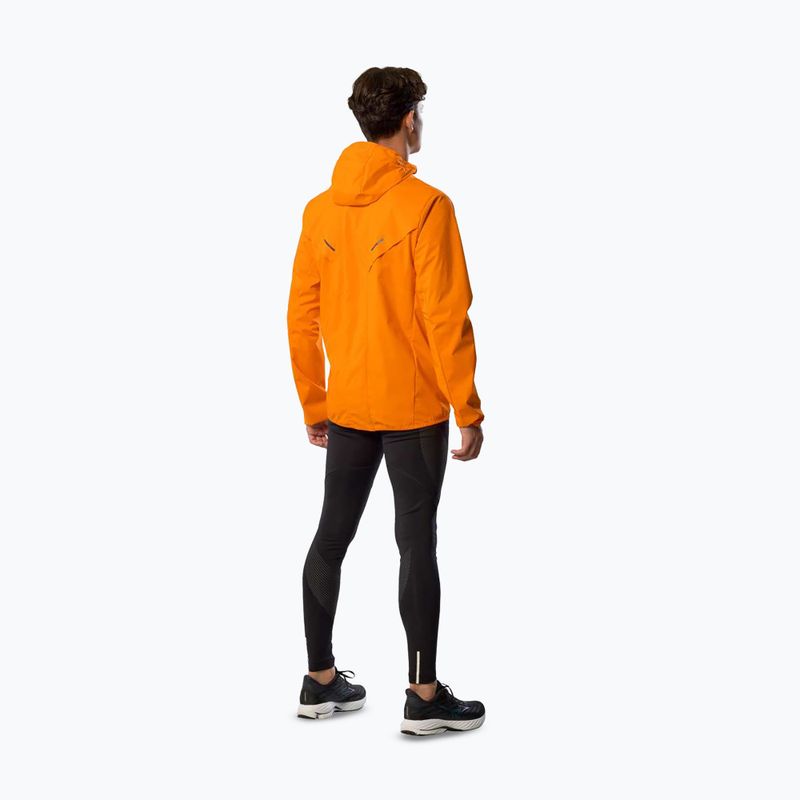 Giacca da running uomo Mizuno Tech Thermal Charge Hooded tangelo 4