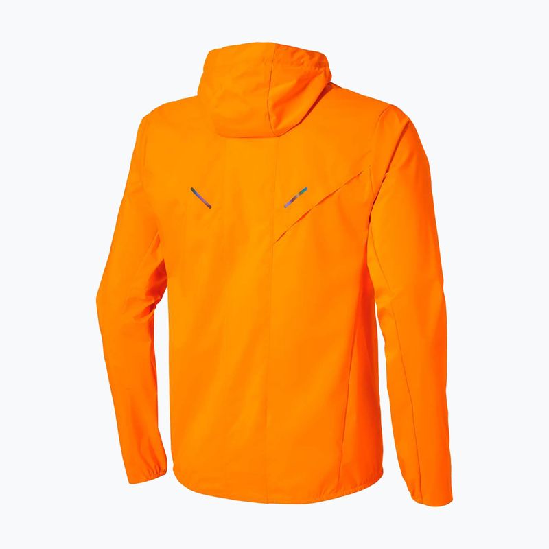 Giacca da running uomo Mizuno Tech Thermal Charge Hooded tangelo 6
