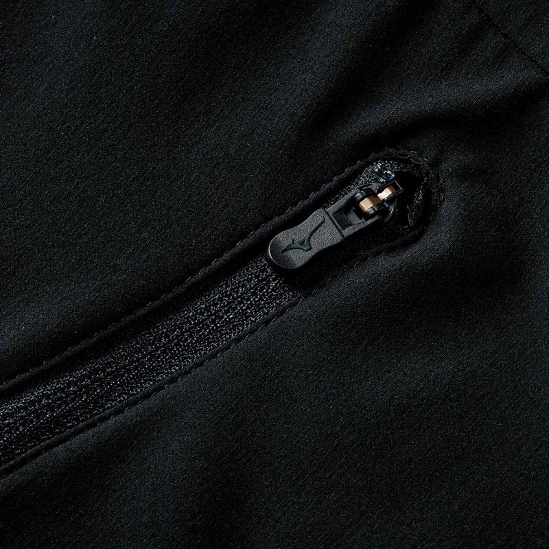 Giacca da corsa da donna Mizuno Active Alpha Hodded nero 8