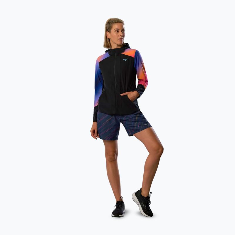 Giacca running donna Mizuno Active Alpha Hodded sunset 2