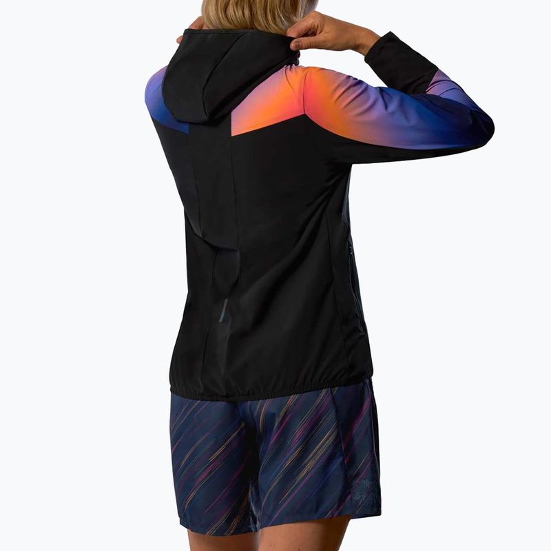 Giacca running donna Mizuno Active Alpha Hodded sunset 4