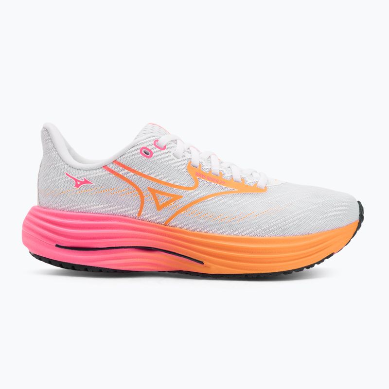 Scarpe da running Mizuno Wave Rider 28 white/tang orange/pink tetra 2