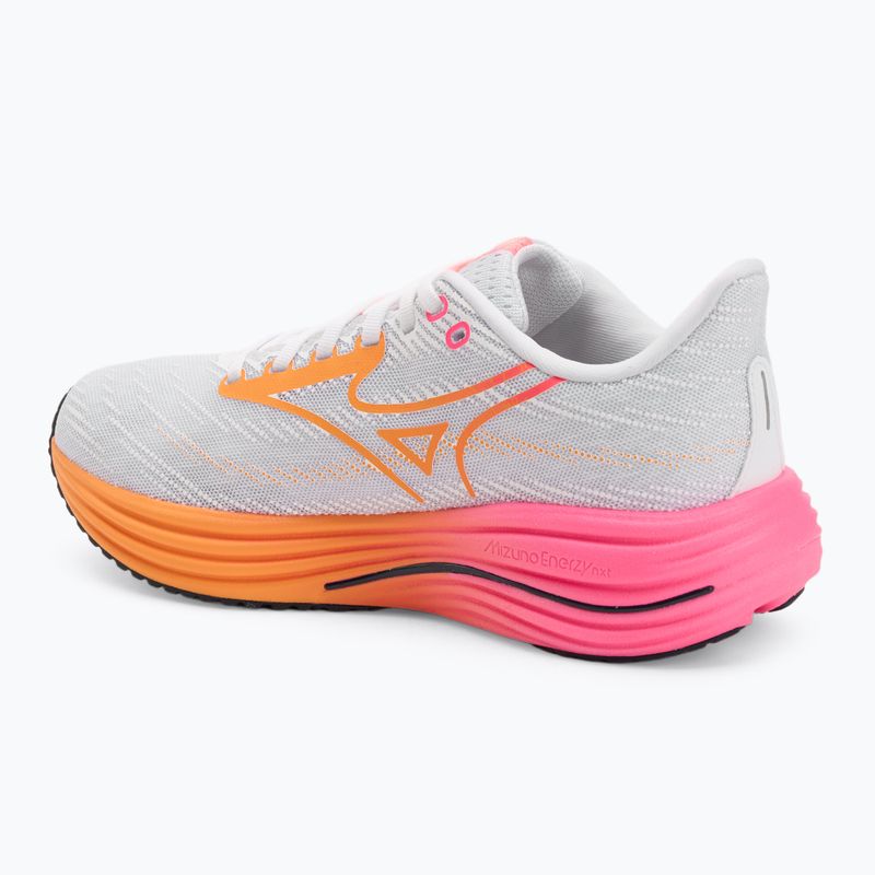 Scarpe da running Mizuno Wave Rider 28 white/tang orange/pink tetra 3
