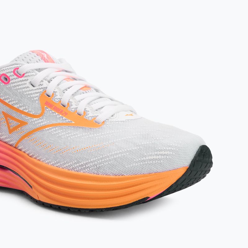 Scarpe da running Mizuno Wave Rider 28 white/tang orange/pink tetra 7