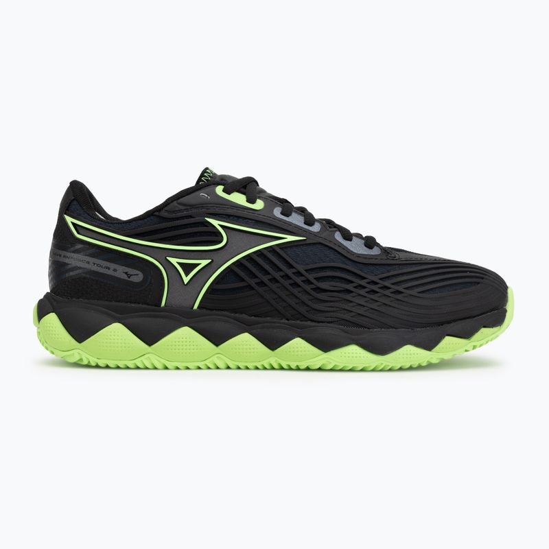 Scarpe da padel Mizuno Wave Enforce Tour 2 black/foliage green/glowing ap 2