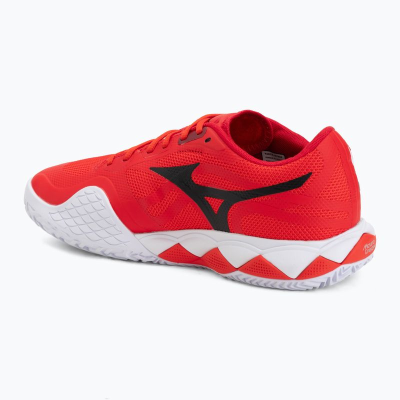 Scarpe da tennis Mizuno Wave Enforce Tour 2 CC fiery red/white/sun-dried toma 3